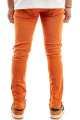 KNB3119 Orange | KDNK Vibrant Orange Skinny Stretch Jeans