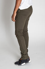 KNB3119 Olive | KDNK Army Olive Skinny Stretch Jeans