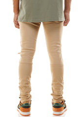 KND3119 Tan | KDNK Desert Tan Skinny Stretch Jeans