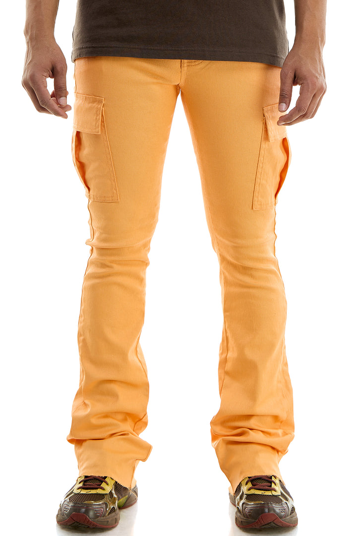 KNB3291 Orange | KDNK Bold Orange Skinny Stretch Jeans