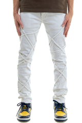 KDNK KNB3302 Skinny Stretch jeans in white