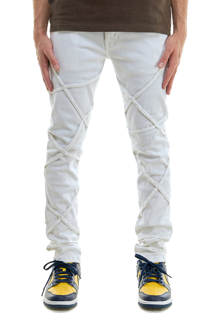 KNB3302 White | KDNK Bright White Skinny Stretch Jeans