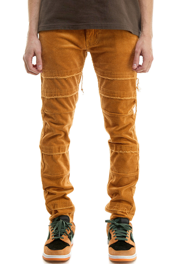 KNB3334 Gold | KDNK Colored Gold Skinny Stretch Jeans