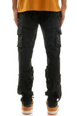 KNB3384 Black | KDNK Matte Black Skinny Stretch Jeans