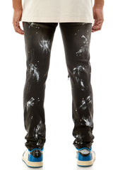 KND4387 Black | KDNK Deep Black Skinny Stretch Jeans