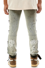 KNB4403 Blue | KDNK Washed Blue Skinny Stretch Jeans