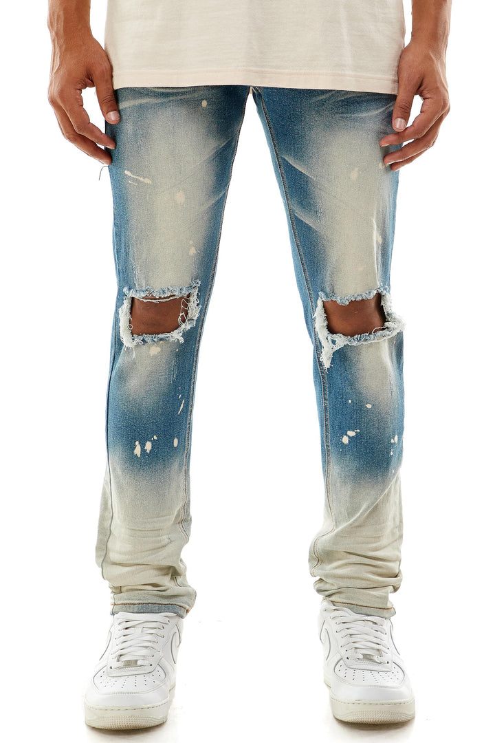 KND4431 Blue | KDNK Classic Mid Blue Skinny Stretch Jeans