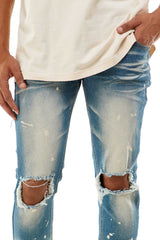 KND4431 Blue | KDNK Classic Mid Blue Skinny Stretch Jeans