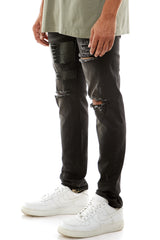 KND4467 Black | KDNK Clean Black Skinny Stretch Jeans