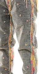 KND4668 Grey | KDNK Ankle Zip Skinny Stretch Jeans