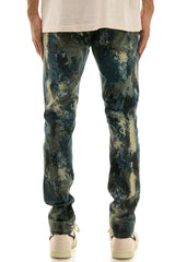 KND4713 Olive | KDNK Ankle Zip Skinny Stretch Jeans