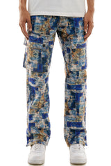 KNB4723 Blue | KDNK Vintage Washed Blue Skinny Stretch Jeans