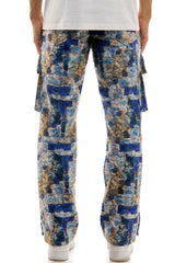 KNB4723 Blue | KDNK Vintage Washed Blue Skinny Stretch Jeans