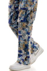 KNB4723 Blue | KDNK Vintage Washed Blue Skinny Stretch Jeans
