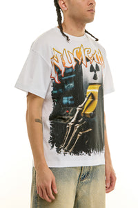 KNT109 White | KDNK Nuclear Graphic Tee (Copy)