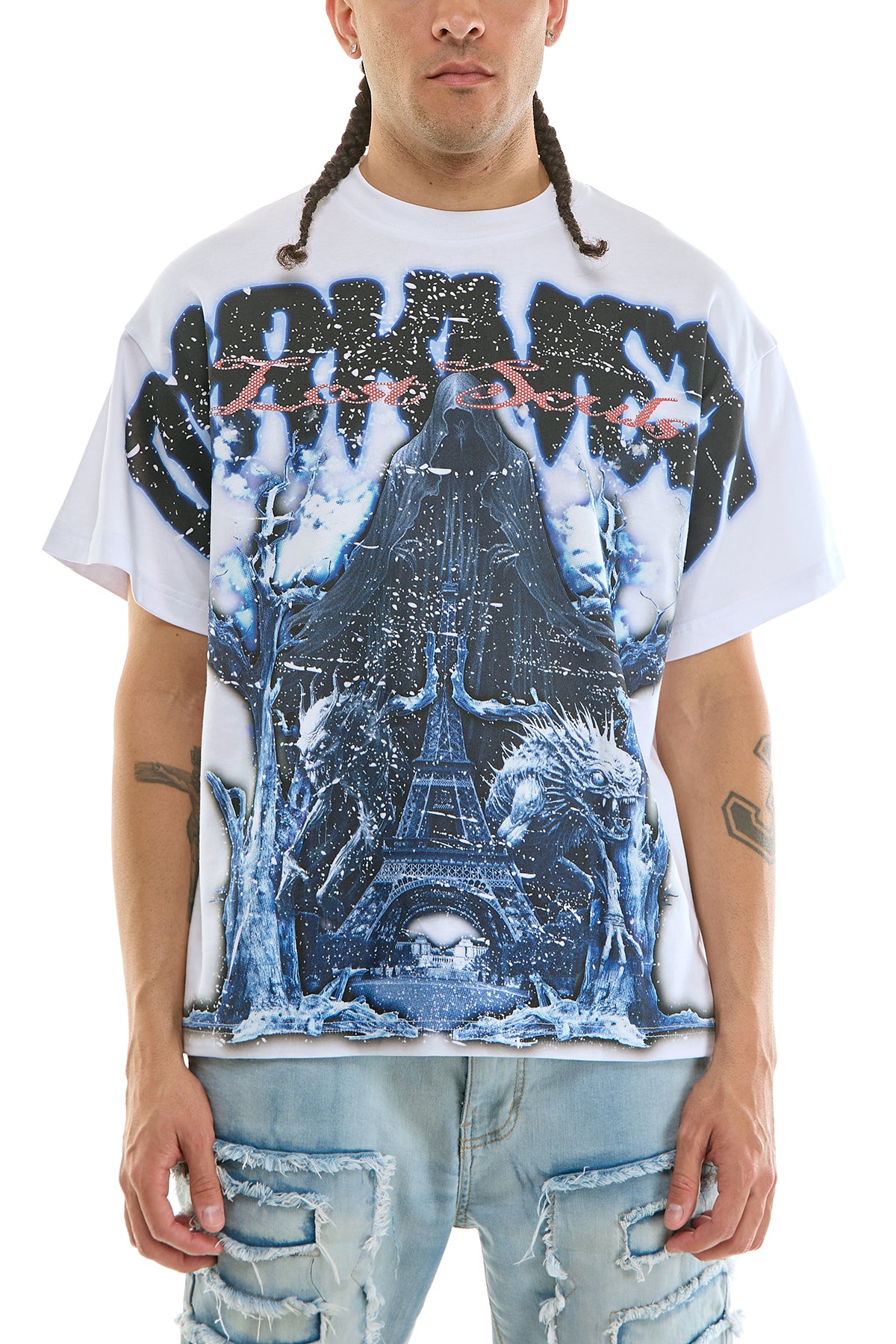 KNT110 White | KDNK Darkness Graphic Tee (Copy)