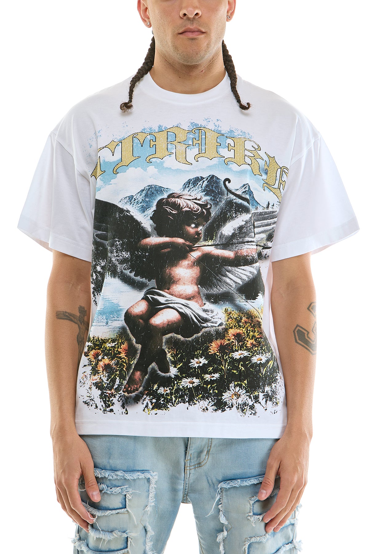 KNT112 White | KDNK Strike Graphic Tee (Copy)